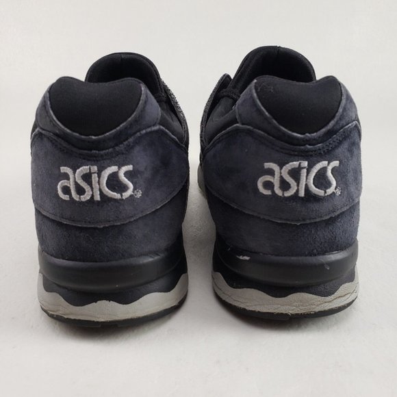 Asics Gel Lyte V Sneaker Mens 9.5 Black Gray Leather Lace Up Athletic Shoe H7AVQ - Picture 8 of 11